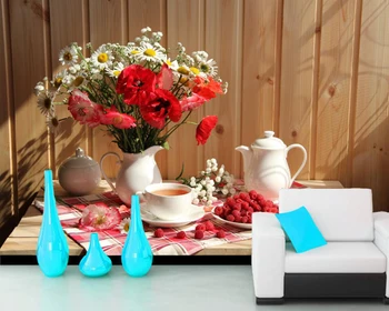 Papel de parede Still-life Bouquets Tea Kettle Vase Cup Flowers 3d wallpaper mural for living room sofa TV wall bedroom kitchen
Papel de parede Still-life Bouquets Tea Kettle Vase Cup Flowers 3d wallpaper mural for living room sofa TV wall bedroom kitchen
