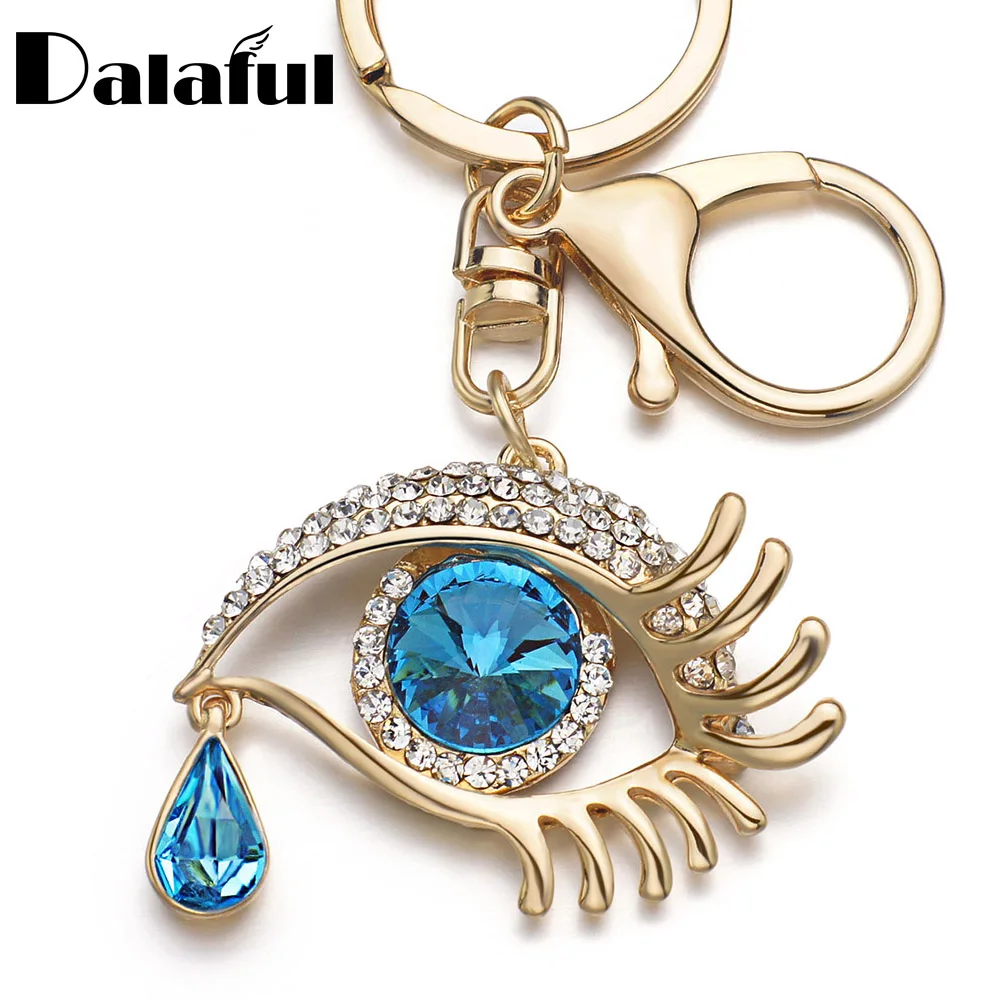 Dalaful Eye Tear Drop Key Chains Rings Holder Big Blue Angel Eyes Bag Pendant For Car Keyrings KeyChains K294
Dalaful Eye Tear Drop Key Chains Rings Holder Big Blue Angel Eyes Bag Pendant For Car Keyrings KeyChains K294