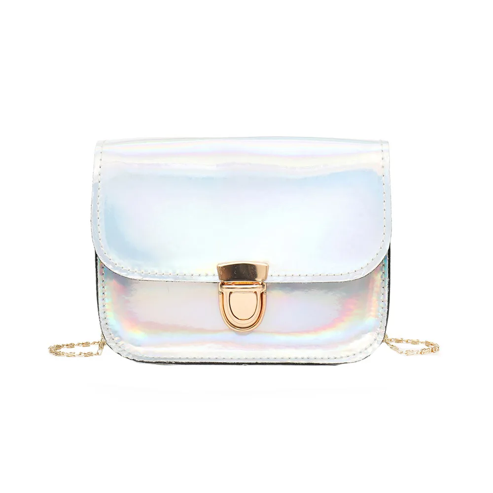 Sweet Teenage Girl Crossbody Shoulder Bag Hologram Shine Leather Laser Bag Holographic Bag drop ship Bolsos Mujer
Sweet Teenage Girl Crossbody Shoulder Bag Hologram Shine Leather Laser Bag Holographic Bag drop ship Bolsos Mujer