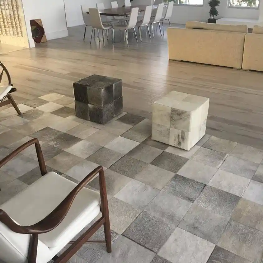 Rhodes Grey Cowhide Rug Aliexpress