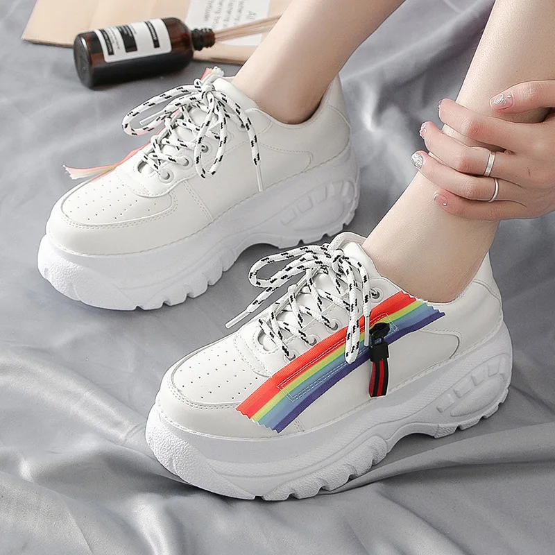 Lapolaka Fashion Spring New Ins Hot Rainbow Colored Sneakers Women Fashion High Dad Shoes Plus Size 36-41 Women Shoes Woman
Lapolaka Fashion Spring New Ins Hot Rainbow Colored Sneakers Women Fashion High Dad Shoes Plus Size 36-41 Women Shoes Woman