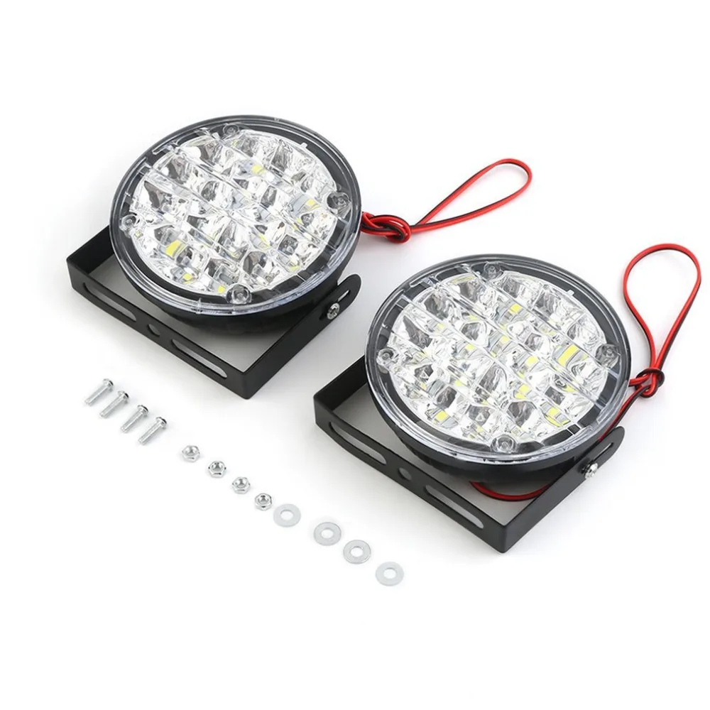 2pcs/set Waterproof 24V 18 LEDs Round Shape Auto Car Fog Lamp Driving Daytime Running Light with Ultra Brightness
2pcs/set Waterproof 24V 18 LEDs Round Shape Auto Car Fog Lamp Driving Daytime Running Light with Ultra Brightness