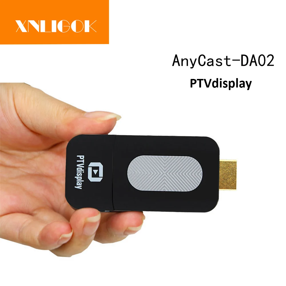PTVdisplay AnyCast-DA02 Wireless WiFi Display TV Stick 1080P Airplay DLNA for Android iOS mini PC to HDTV Projector
PTVdisplay AnyCast-DA02 Wireless WiFi Display TV Stick 1080P Airplay DLNA for Android iOS mini PC to HDTV Projector
