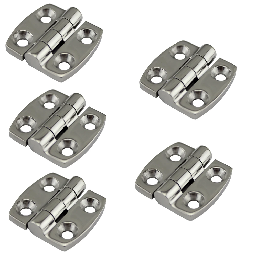 Stainless Boat Square Arc Strap Utility Hinge Heavy Duty High Mirror Cabin Door Locker Strap Hinge with Arc Edge 5pcs 38*40mm
Stainless Boat Square Arc Strap Utility Hinge Heavy Duty High Mirror Cabin Door Locker Strap Hinge with Arc Edge 5pcs 38*40mm