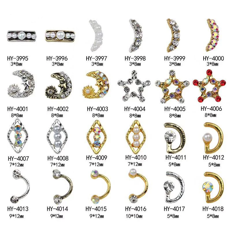 10pcs/lot, Alloy Nail Art 3d Flat Back Colorful Diamonds Pearl Jewelry Rhinestones Nail Tips Decorations
10pcs/lot, Alloy Nail Art 3d Flat Back Colorful Diamonds Pearl Jewelry Rhinestones Nail Tips Decorations