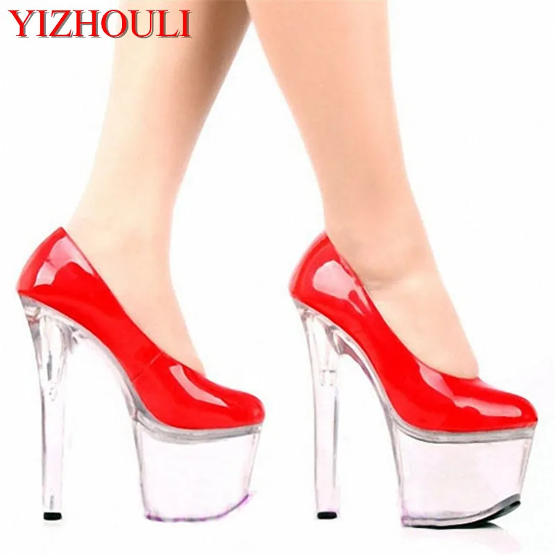 Elegant 17CM Ultra High Heels Single Shoes Fashion Brief Office OL Platform Crystal Shoes, Dress Shoes, Wedding / Party Shoes
Elegant 17CM Ultra High Heels Single Shoes Fashion Brief Office OL Platform Crystal Shoes, Dress Shoes, Wedding / Party Shoes