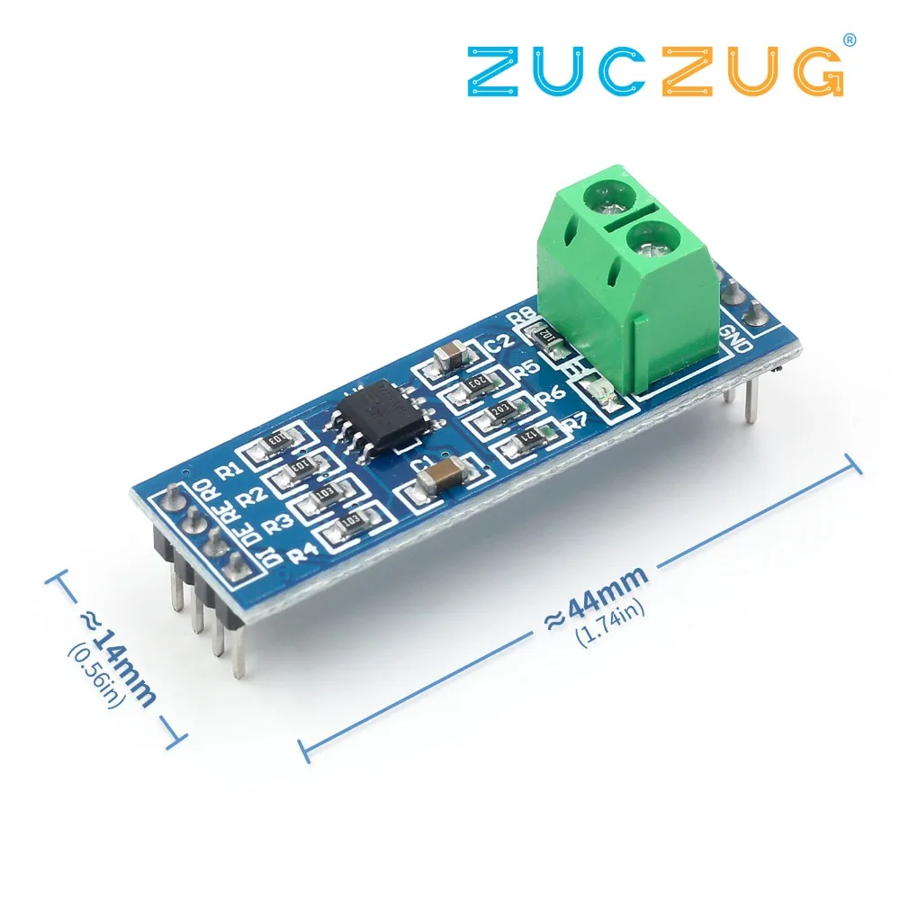 MAX485 Module RS-485 TTL Turn To RS485 MAX485CSA Converter Module Microcontroller MCU Development Accessories
MAX485 Module RS-485 TTL Turn To RS485 MAX485CSA Converter Module Microcontroller MCU Development Accessories