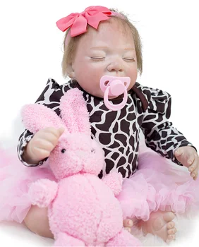 19"Soft Silicone Reborn Realistic Baby Doll handmade sleeping princess toddler lol toys vivid educational Lifelike popular Bebe
19"Soft Silicone Reborn Realistic Baby Doll handmade sleeping princess toddler lol toys vivid educational Lifelike popular Bebe
