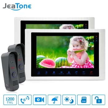 10'' 1200TVL Video Door Phone Intercom 4-wired Doorbell Security Access System Wide View Lens Motion Detection Voice Message
10'' 1200TVL Video Door Phone Intercom 4-wired Doorbell Security Access System Wide View Lens Motion Detection Voice Message