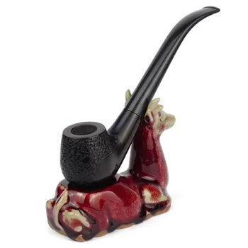 Jun Porcelain Cigar Stand Chinese Deer Shape Cigar Holder on Desk Decoration Smoking Stand Home Decor Animal Shape
Jun Porcelain Cigar Stand Chinese Deer Shape Cigar Holder on Desk Decoration Smoking Stand Home Decor Animal Shape
