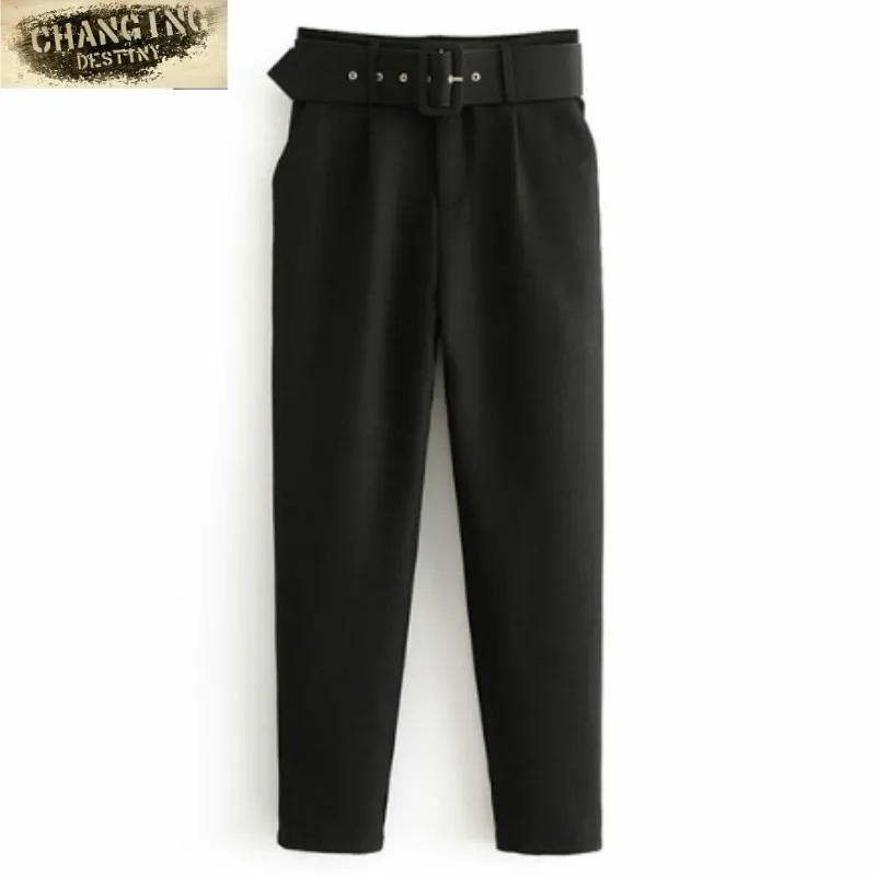 Woman High Waist Loose Casual Pants Black Feet Harem Pants Trousers Suit Sashes Pockets Office Ladies Middle Aged Pink Pants
Woman High Waist Loose Casual Pants Black Feet Harem Pants Trousers Suit Sashes Pockets Office Ladies Middle Aged Pink Pants