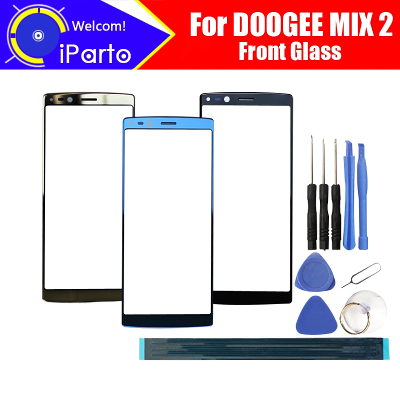 DOOGEE MIX 2 Front Glass Screen Lens 100% Original Front Touch Screen Glass Outer Lens for DOOGEE MIX 2 + Tools + Adhesive
DOOGEE MIX 2 Front Glass Screen Lens 100% Original Front Touch Screen Glass Outer Lens for DOOGEE MIX 2 + Tools + Adhesive