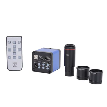 16MP HDMI 1080P USB Digital Industry Microscope Camera with 0.5X C-mount Eyepiece Lens 30mm 30.5mm Adapter for THT PCB Sordering
16MP HDMI 1080P USB Digital Industry Microscope Camera with 0.5X C-mount Eyepiece Lens 30mm 30.5mm Adapter for THT PCB Sordering
