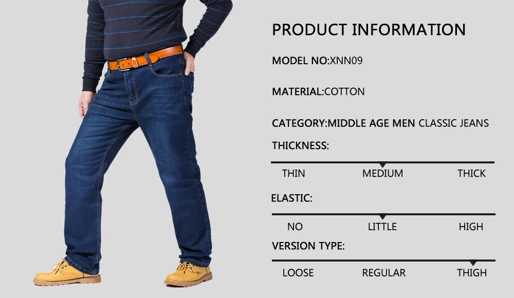Mens Jeans 2021 Big Size 44 46 48 