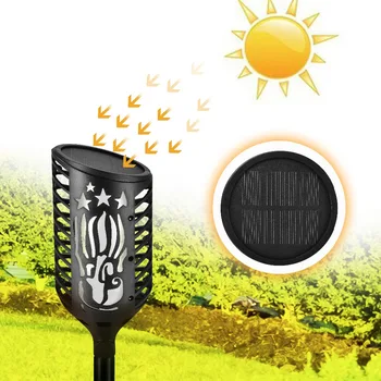 Solar Flame Solar Lights, Waterproof Flickering Torches Lights Outdoor Solar Spotlights Landscape Decoration Lighting
Solar Flame Solar Lights, Waterproof Flickering Torches Lights Outdoor Solar Spotlights Landscape Decoration Lighting