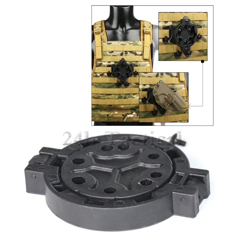 Tactical Airsoft SERPA Quick Disconnect Kit QD Holster Platform Adapter 1 Female/Male 360 Degree Angles Hunting Accessories
Tactical Airsoft SERPA Quick Disconnect Kit QD Holster Platform Adapter 1 Female/Male 360 Degree Angles Hunting Accessories
