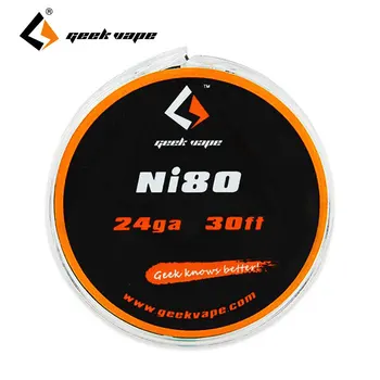 10m GeekVape Atomizer Tank DIY Coils Ni80 Tape Wire 24GA & 26GA & 28GA High Quality DIY Tape Wire Coils for E-Cigarette DIY
10m GeekVape Atomizer Tank DIY Coils Ni80 Tape Wire 24GA & 26GA & 28GA High Quality DIY Tape Wire Coils for E-Cigarette DIY