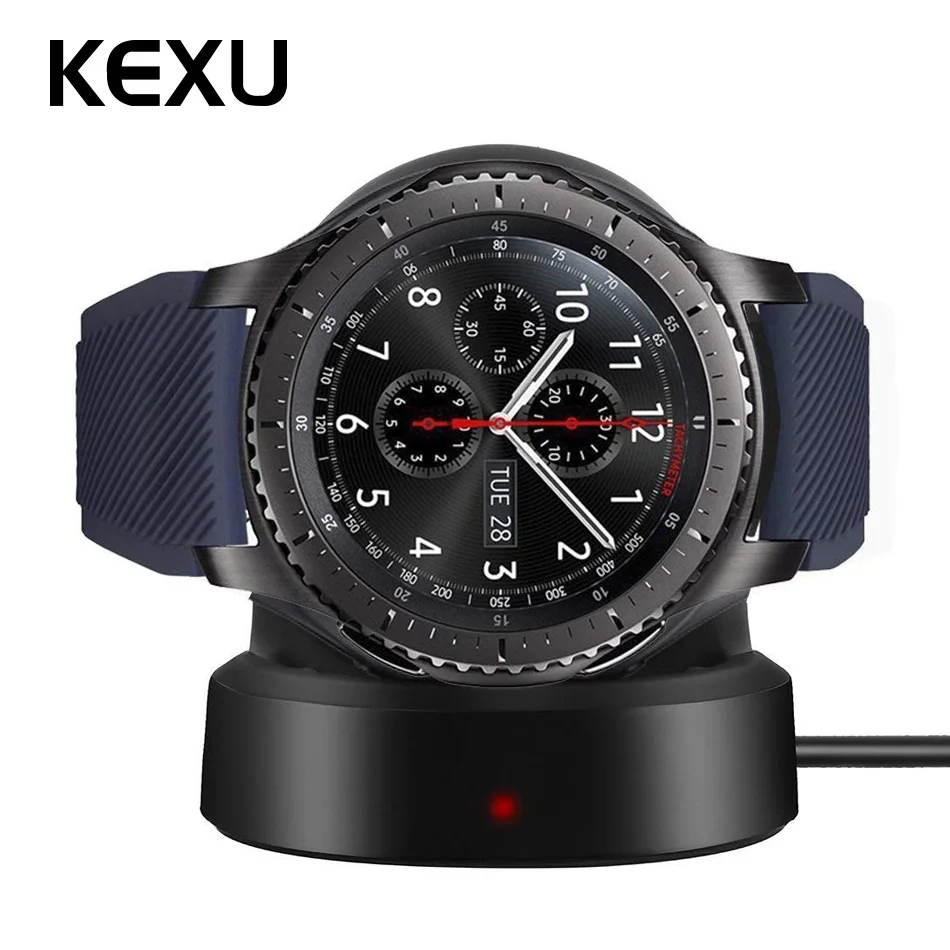 

KEXU Smart Watch QI Wireless Charger Pad For Samsung Gear S3 Classic/S3 frontier S2 Charging Dock Station Watch Wireless Charger