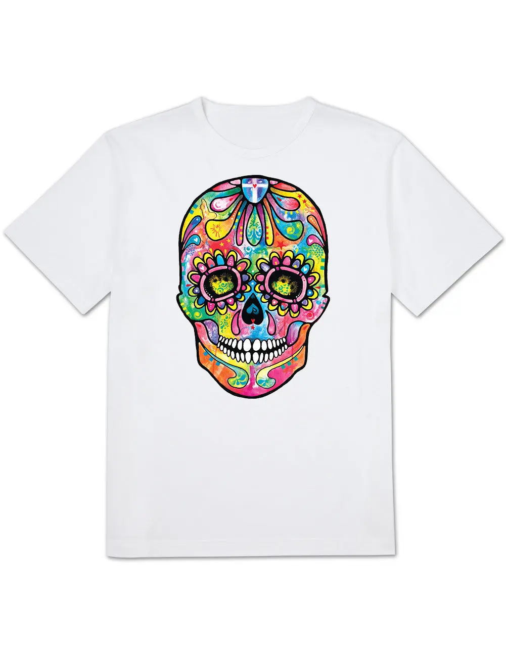 NEW NWT Solar Color Changing Sugar Skull T-Shirt, B&W To Colored Art Large Short Sleeves Cotton T Shirt Free Shipping
NEW NWT Solar Color Changing Sugar Skull T-Shirt, B&W To Colored Art Large Short Sleeves Cotton T Shirt Free Shipping