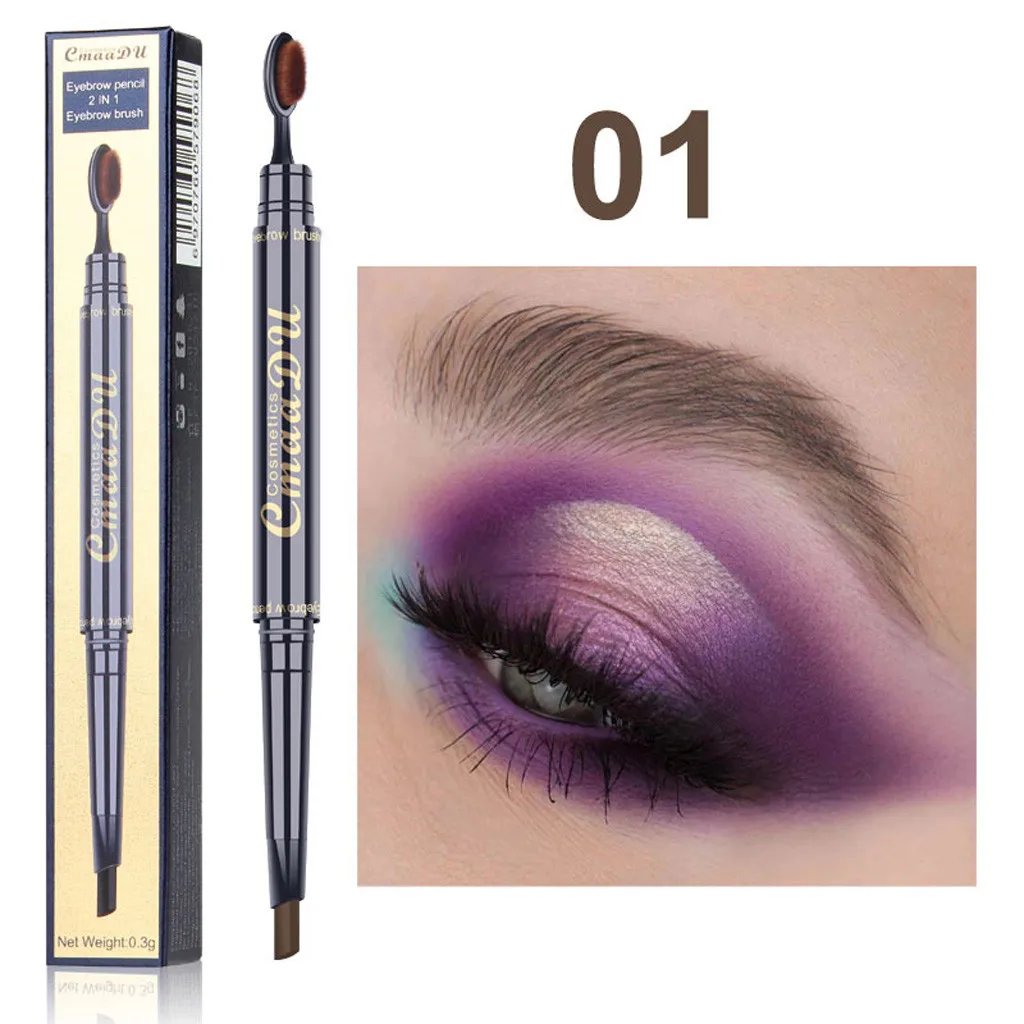 Brand Eyebrow Pencil 1PC Double-head Brush Eyebrow Lasting Waterproof Not Blooming Easy To Color Eyebrow Pencil #PL094
Brand Eyebrow Pencil 1PC Double-head Brush Eyebrow Lasting Waterproof Not Blooming Easy To Color Eyebrow Pencil #PL094