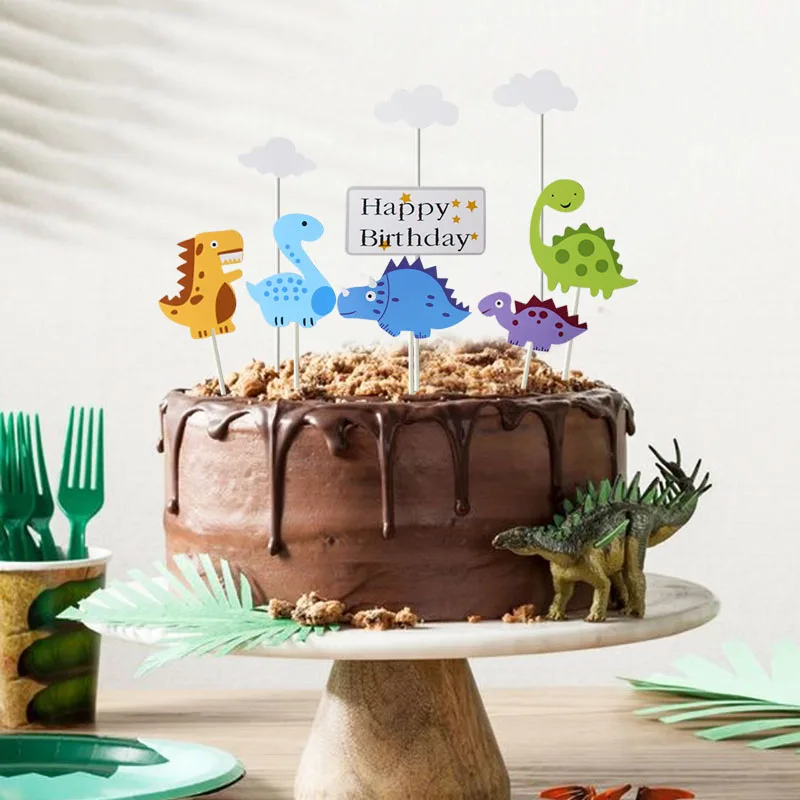 9 Pcs Cake toppers Dinosaur themed Kids toys Birthday Party Cupcake flags Decoration Baby Shower Jungle/Safari Party Supplies
9 Pcs Cake toppers Dinosaur themed Kids toys Birthday Party Cupcake flags Decoration Baby Shower Jungle/Safari Party Supplies