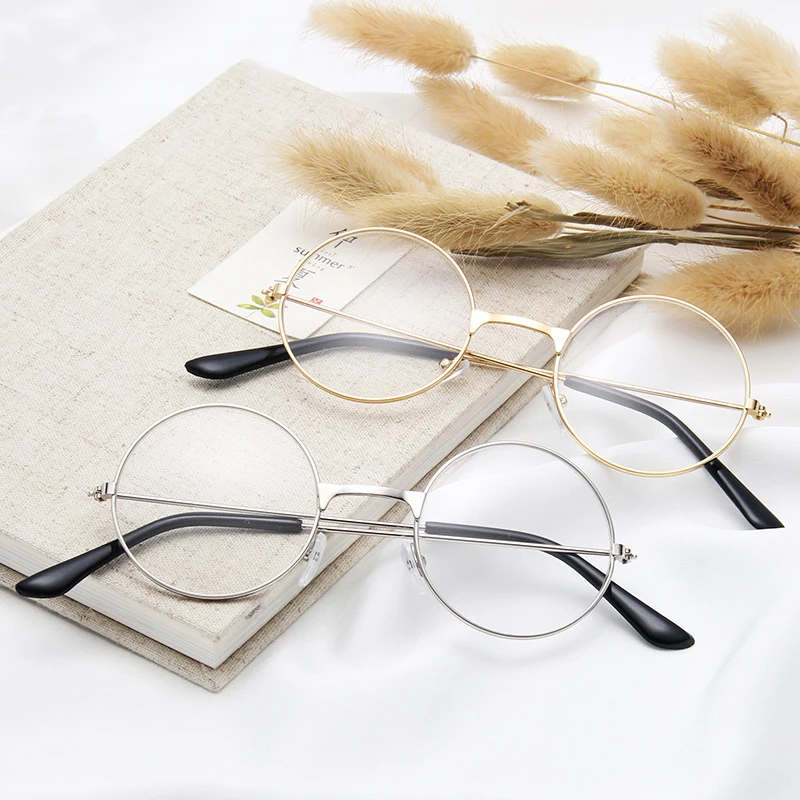 LS JOHN 2019 New Designer Woman Glasses Optical Frames Metal Round Glasses Frame Clear lens Eyeware Black Silver Gold Eye Glass
LS JOHN 2019 New Designer Woman Glasses Optical Frames Metal Round Glasses Frame Clear lens Eyeware Black Silver Gold Eye Glass