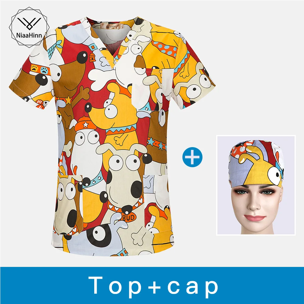 Medical Uniforms Women Breathable Nurse Nursing Uniform Hospital Clinical Dental Doctor Scrub Tops medical lab coat surgical cap
Medical Uniforms Women Breathable Nurse Nursing Uniform Hospital Clinical Dental Doctor Scrub Tops medical lab coat surgical cap