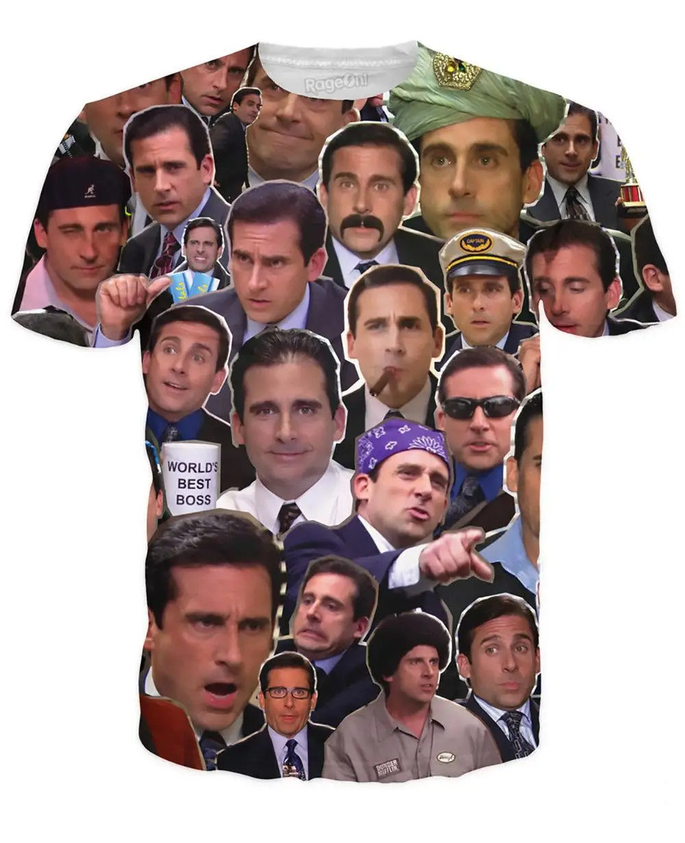Many Faces Of Michael Scott T-Shirt Hip Hop 3d T Shirts Alisister Tees Men's Summer Pullover Outfits Crewneck Tops
Many Faces Of Michael Scott T-Shirt Hip Hop 3d T Shirts Alisister Tees Men's Summer Pullover Outfits Crewneck Tops