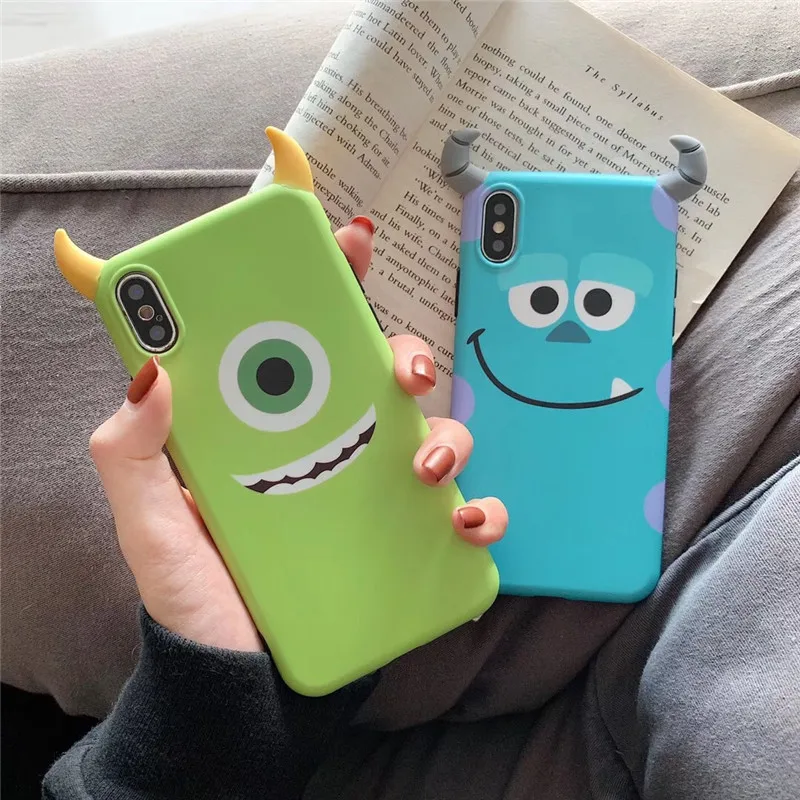 Cute 3D Monsters University cartoon ear phone case for iPhone 6 6s 7 8 plus X XS XR XS MAX Back Cover Cool Shell Shockproof
Cute 3D Monsters University cartoon ear phone case for iPhone 6 6s 7 8 plus X XS XR XS MAX Back Cover Cool Shell Shockproof
