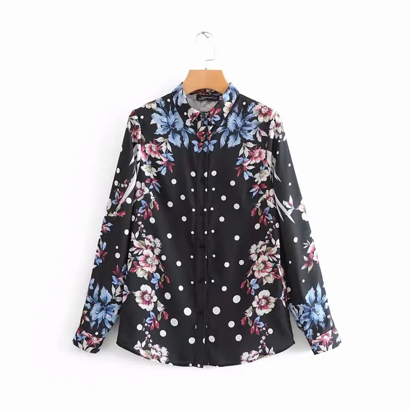 women vintage position floral polka dots print casual smock blouses shirts women long sleeve chic blusas femininas tops LS2772
women vintage position floral polka dots print casual smock blouses shirts women long sleeve chic blusas femininas tops LS2772