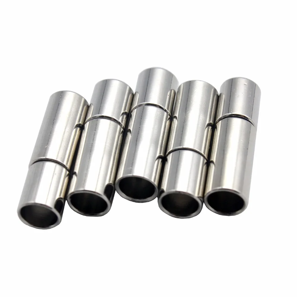 6 sets 4mm Diameter Hole Clasp, Silver Plated over Brass, Cylinder Shell in 17 long Metal Copper Connectors For DIY Bracelet
6 sets 4mm Diameter Hole Clasp, Silver Plated over Brass, Cylinder Shell in 17 long Metal Copper Connectors For DIY Bracelet