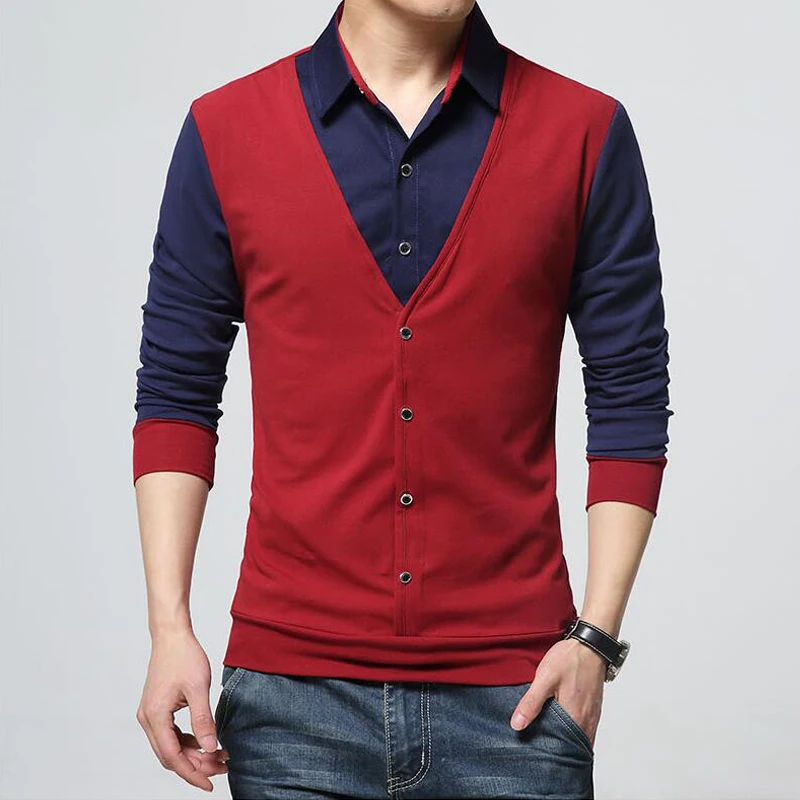2019 Spring Autumn Polo Shirt Men Fashion Fake Two Designer For Men Casual Long Sleeve Slim Fit Korean Polos Shirt Drop Shipping
2019 Spring Autumn Polo Shirt Men Fashion Fake Two Designer For Men Casual Long Sleeve Slim Fit Korean Polos Shirt Drop Shipping