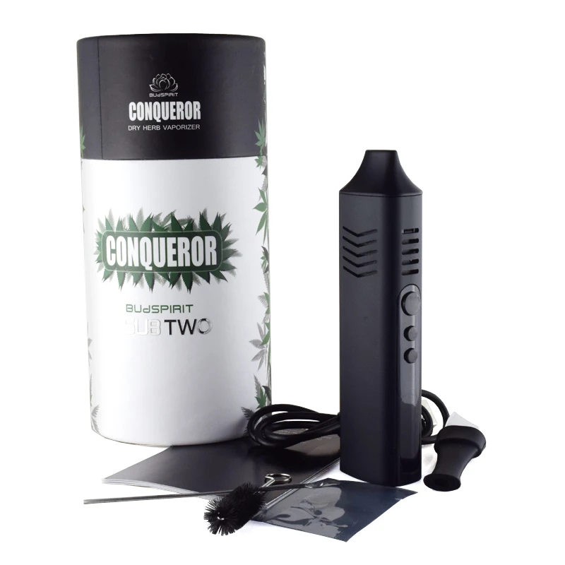 

Conqueror Vape Dry Herb Vaporizer Mod 2200mah Battery Electronic Cigarette Ecig Vapor Kits Herbal Vape Pen E Cigarettes Tobacco