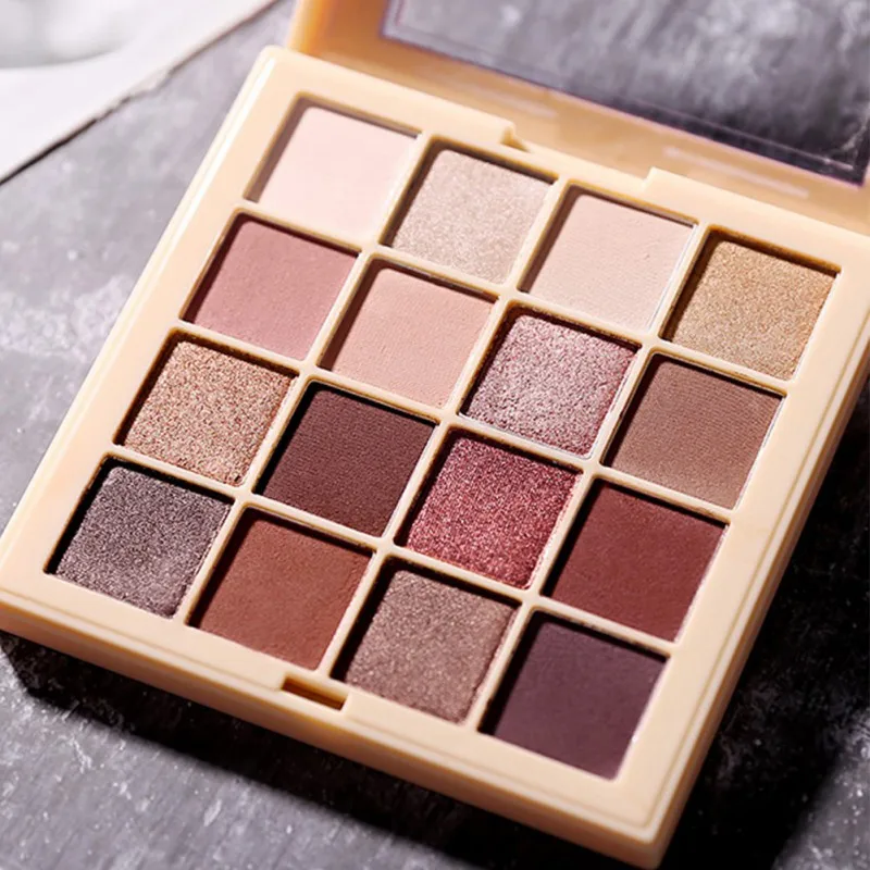 Matte Shimmer Eyeshadow Palette Vacation Eye shadow Palette Long Lasting Eye Cosmetics 16 Colors
Matte Shimmer Eyeshadow Palette Vacation Eye shadow Palette Long Lasting Eye Cosmetics 16 Colors