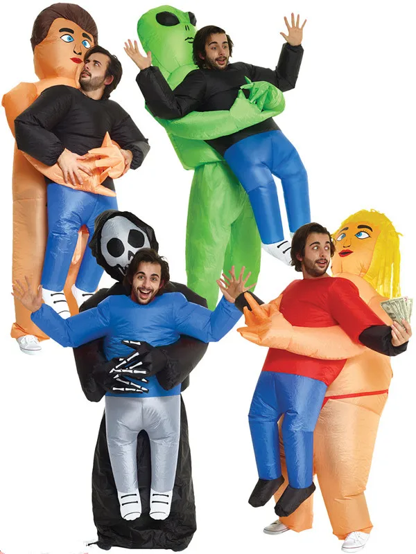 Adults Inflatable Costume Mens green Alien cosplay costume Stripper Reaper Fancy Dress for Halloween Purim party 1.5m-2m
Adults Inflatable Costume Mens green Alien cosplay costume Stripper Reaper Fancy Dress for Halloween Purim party 1.5m-2m
