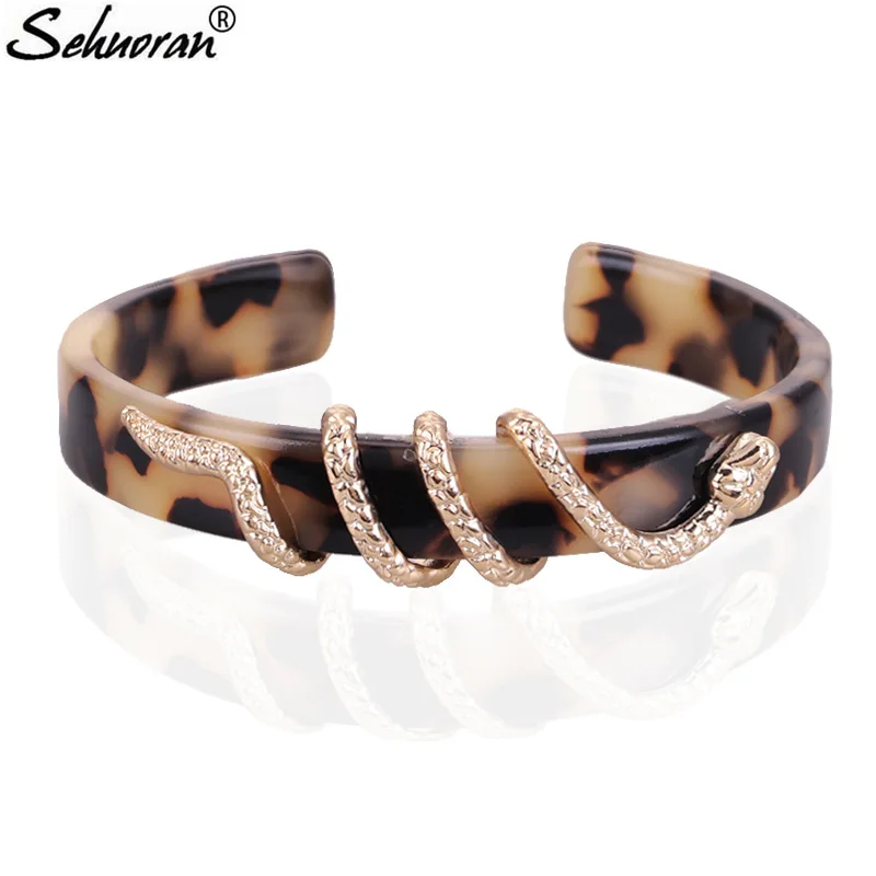 Sehuoran Snake Bohemian Bangles Round Resin Bangles For Women Statement Wedding Bangle Fashion Jewelry Wholesale Gifts
Sehuoran Snake Bohemian Bangles Round Resin Bangles For Women Statement Wedding Bangle Fashion Jewelry Wholesale Gifts