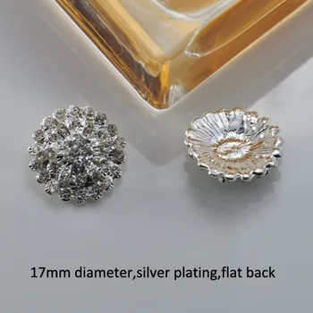 (M0616) 100pcs/ lot 21mm diameter rhinestone metal embellishment,flat back, silver plating
(M0616) 100pcs/ lot 21mm diameter rhinestone metal embellishment,flat back, silver plating