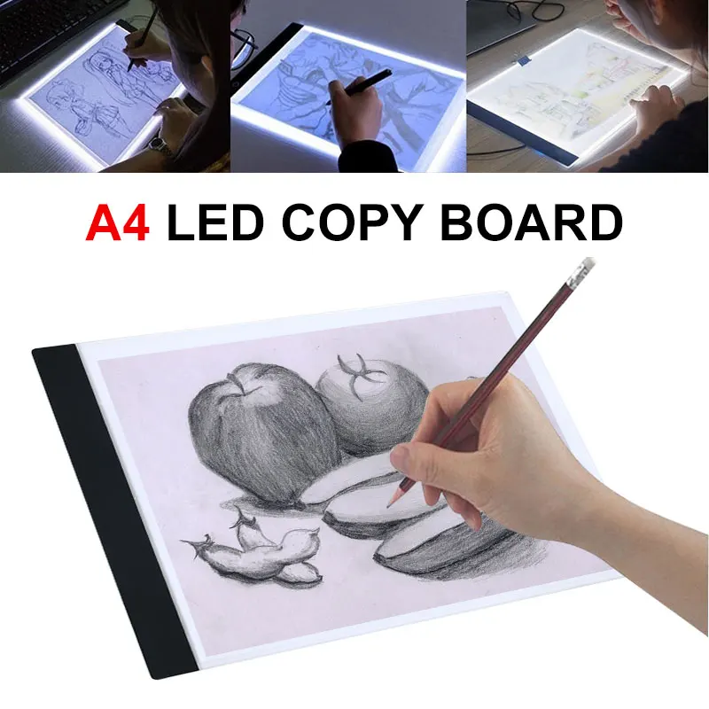 A4 Digital Drawing Tablet Graphic LED Light Box art Tracing Copy Board Painting Writing Table Stepless Dimming
A4 Digital Drawing Tablet Graphic LED Light Box art Tracing Copy Board Painting Writing Table Stepless Dimming