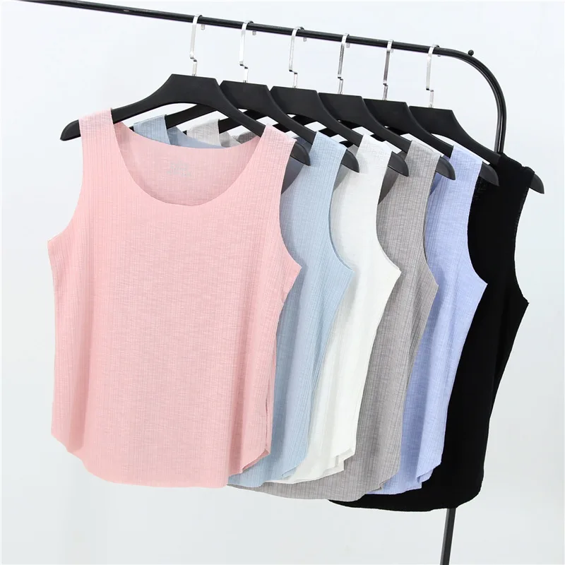 Home Vest Female Summer Living Clothes Elastic Knitted Thin Style Tank Tops Solid Sexy Woman Clothes Home Clothing Sportswear
Home Vest Female Summer Living Clothes Elastic Knitted Thin Style Tank Tops Solid Sexy Woman Clothes Home Clothing Sportswear