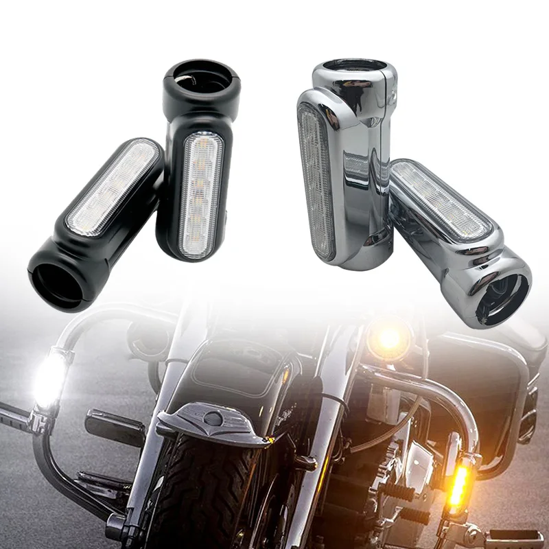 Universal Motorcycle DRL Signal lamp Highway Crash Bar Light Switchback Driving Light LED White Amber for Touring Models
Universal Motorcycle DRL Signal lamp Highway Crash Bar Light Switchback Driving Light LED White Amber for Touring Models