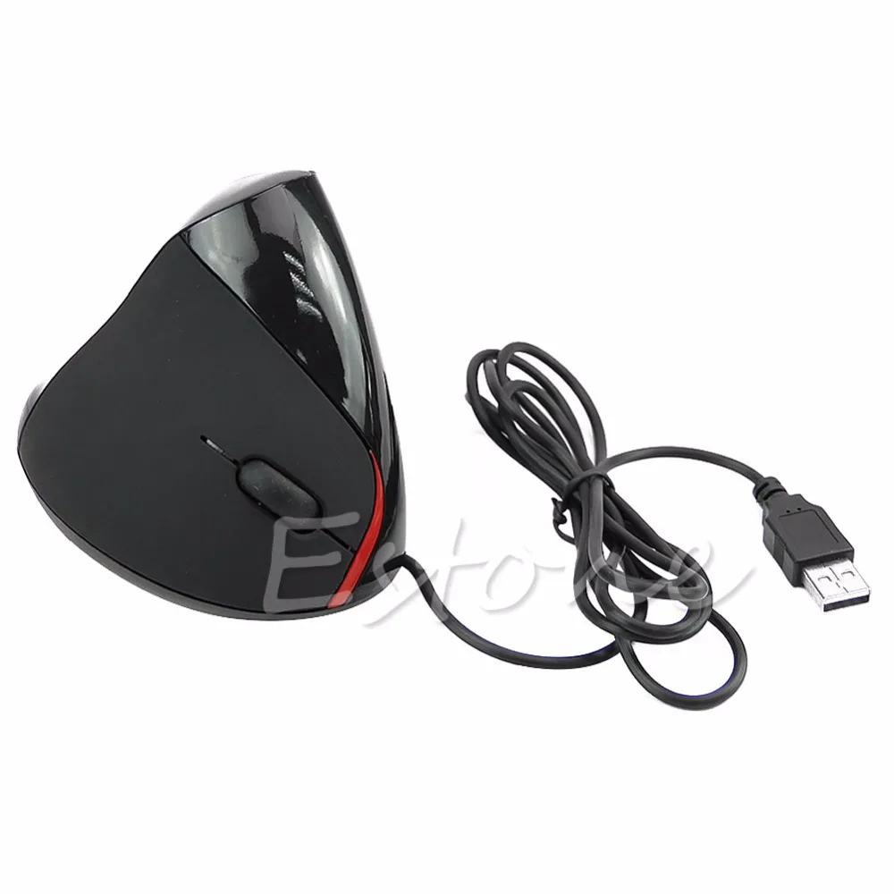 Vertical Mouse Ergonomic Design 1200 DPI Wired USB Vertical Optical Mouse for Computer PC
Vertical Mouse Ergonomic Design 1200 DPI Wired USB Vertical Optical Mouse for Computer PC