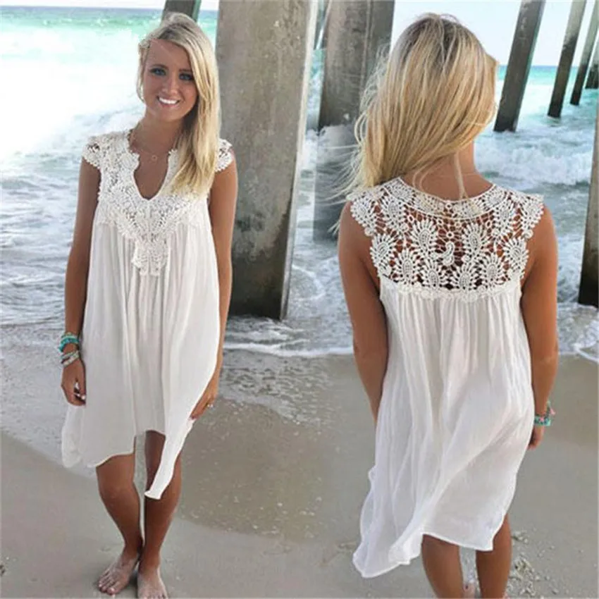 Drop Shipping Women Dress Summer 2018 big Size 3XL Sleeveless Womens Loose Summer Beach Lace Dress High Quality Dresses Vestidos
Drop Shipping Women Dress Summer 2018 big Size 3XL Sleeveless Womens Loose Summer Beach Lace Dress High Quality Dresses Vestidos