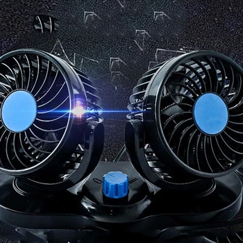 360 Degrees Adjustable Car Cooling Fan Dashboard Ventilation Fan Dual Head Fan Low Noise Car Air Fan Car Interior Accessories 
360 Degrees Adjustable Car Cooling Fan Dashboard Ventilation Fan Dual Head Fan Low Noise Car Air Fan Car Interior Accessories