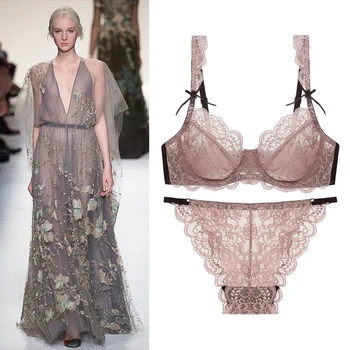 Ultra thin bra suit sexy seduction lace large size br push up comfortable no sponge underwear suit
Ultra thin bra suit sexy seduction lace large size br push up comfortable no sponge underwear suit