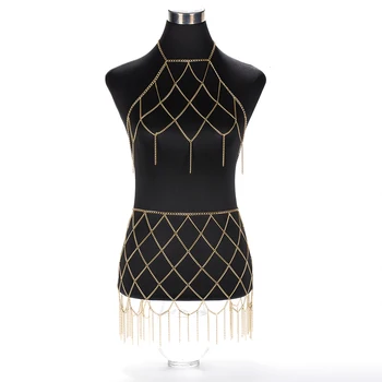2019 New Sexy Grid Beach Chain Skirt and Necklace Bikini Body Belly Waist Chain Bra Bralette Women Dress Jewelry BC05
2019 New Sexy Grid Beach Chain Skirt and Necklace Bikini Body Belly Waist Chain Bra Bralette Women Dress Jewelry BC05