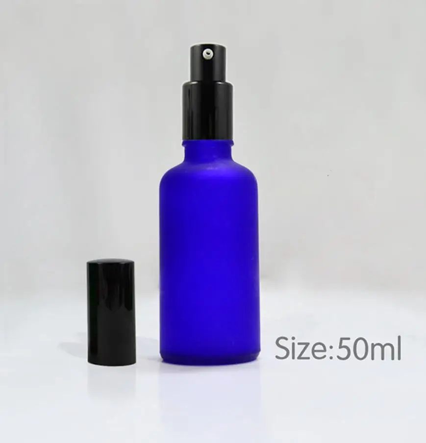 

wholesale high quality empty 50ml matte frost glass perfume mist bottle, wholesale 100pcs 4 color premium emulsion bottle