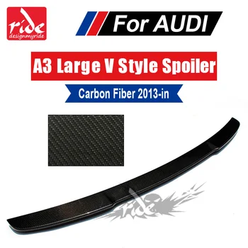 A3 S3 Spoiler Tail Rear Trunk Wing Fits For Audi A3 S3 Sedan V style Highkick True Carbon fiber Rear trunk spoiler wing 2013-18
A3 S3 Spoiler Tail Rear Trunk Wing Fits For Audi A3 S3 Sedan V style Highkick True Carbon fiber Rear trunk spoiler wing 2013-18