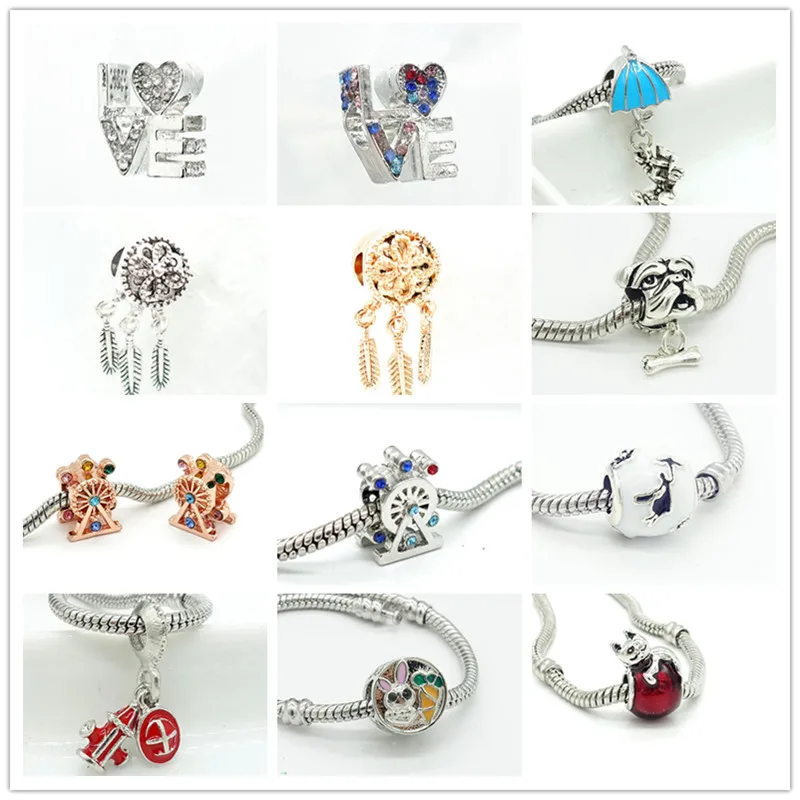 TTBEADS 1pcs Silver CZ European Charm BeadS Fit 925 Necklace Bracelet jewelry #1
TTBEADS 1pcs Silver CZ European Charm BeadS Fit 925 Necklace Bracelet jewelry #1
