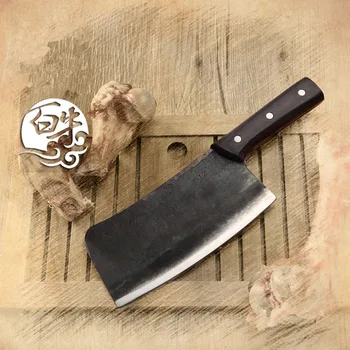 Free Shipping Forged Handmade Carbon Steel Chop Bone Knife Kitchen Chef Multi-purpose Cutting Knives Slicing Knife Cleaver
Free Shipping Forged Handmade Carbon Steel Chop Bone Knife Kitchen Chef Multi-purpose Cutting Knives Slicing Knife Cleaver