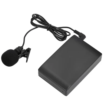 Mini Wireless Clip-on FM Microphone Lavalier Voice Amplifier w/ Transmitter Receiver 6.5mm Out for Teacher Conference Speech
Mini Wireless Clip-on FM Microphone Lavalier Voice Amplifier w/ Transmitter Receiver 6.5mm Out for Teacher Conference Speech